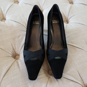 NWOT Stuart Weitzman Suede Ballet Pumps Heels